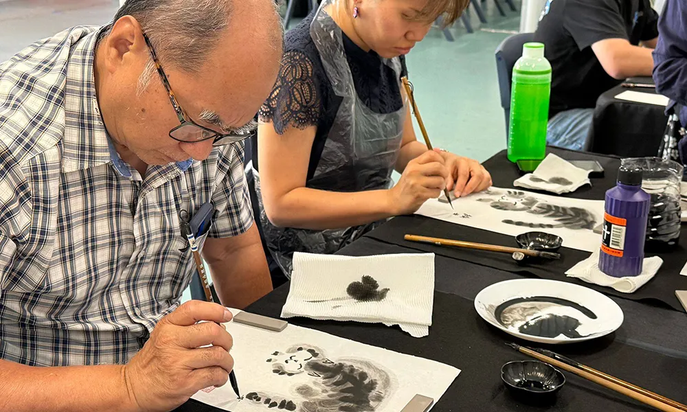 Chinese brush painting