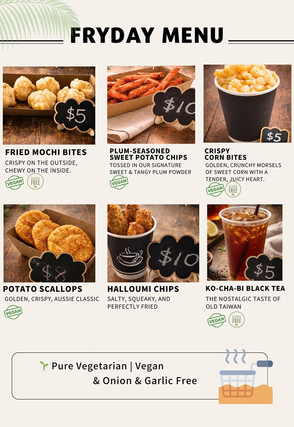 Menu highlights