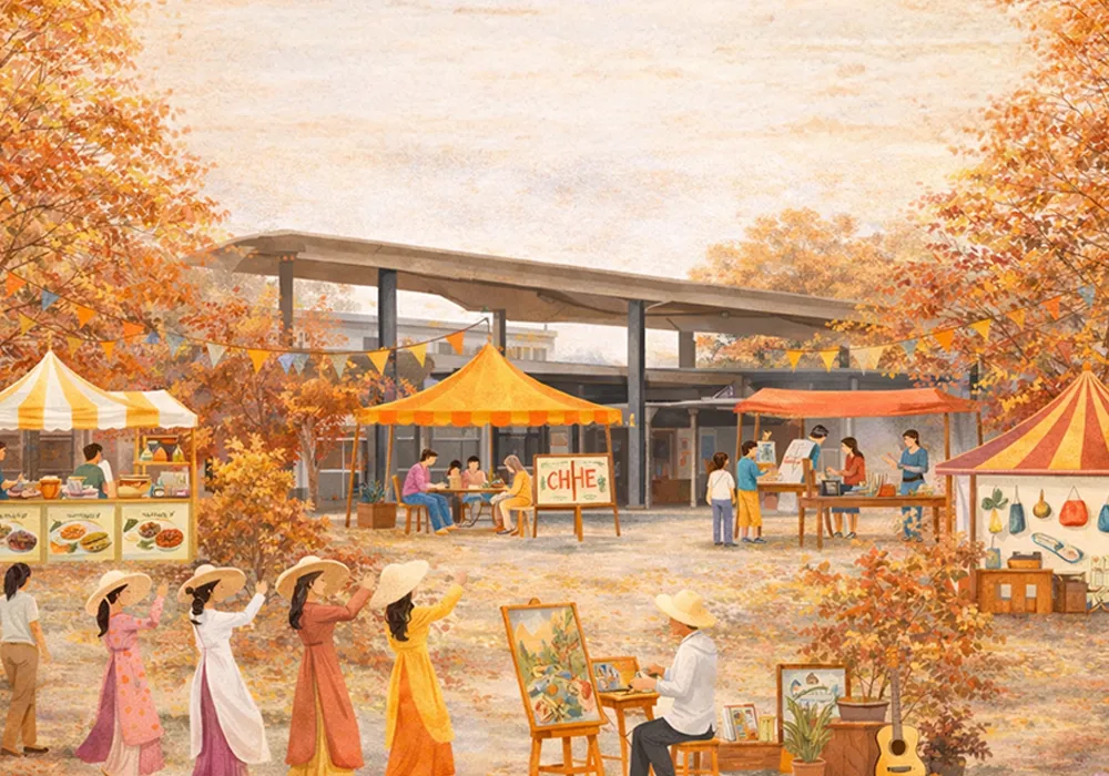 Stalls at Arts & Vego Fest